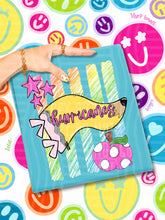 Load image into Gallery viewer, Pencil Flag Striped Mascots DROPDOWN TRANSFER CAP JUNE 26