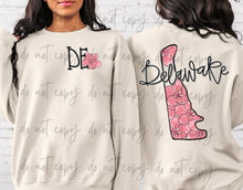 Load image into Gallery viewer, Floral Whimsy States With Pocket(ALL 50 STATES AVAILABLE) OPTION TRANSFER BIA