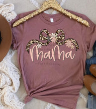 Load image into Gallery viewer, Leopard Bow Floral Name TRANSFER BIA JAN