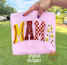 Load image into Gallery viewer, Sports Mom Faux Paint Arch DTF TRANSFER TUESDAY