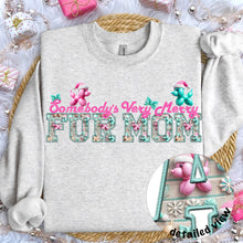 Load image into Gallery viewer, Somebody’s Very Merry Title Faux Embroidery (DROPDOWN) TRANSFER