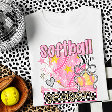 Load image into Gallery viewer, Sports Season Pink Star Checker DROPDOWN TRANSFER DWS MAR 26