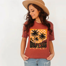 Load image into Gallery viewer, Beach Vibes Checkered Palm SDD TRANSFER