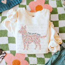 Load image into Gallery viewer, Floral Dog Mom DROPDOWN TRANSFER SWD FEB