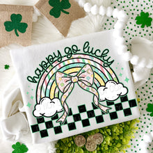 Load image into Gallery viewer, Happy Go Lucky Rainbow Bow TRANSFER DWS JAN 26