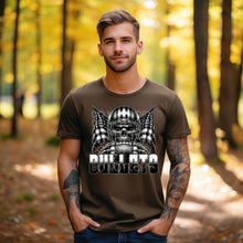 Load image into Gallery viewer, Black And White Skull Football Mascots DROPDOWN TRANSFER
