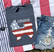 Load image into Gallery viewer, Patriotic Dog Designs White Text SWD MAY DROPDOWN TRANSFER