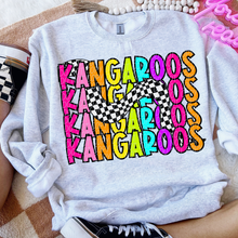 Load image into Gallery viewer, 80’s Stacked Checker Mascots DROPDOWN TRANSFER CSD FEB 26