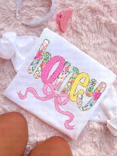 Load image into Gallery viewer, Floral Polka Gold Glitter Titles DROPDOWN TRANSFER CARTER APR 26