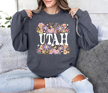 Load image into Gallery viewer, Funky Flowers States(All 50 states available) DTF TRANSFER