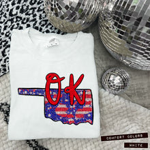 Load image into Gallery viewer, RWB Glitter States (all 50 states available) TRANSFER CAP APR