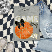 Load image into Gallery viewer, Dalmatian Game Day Basketball With Bow DROPDOWN TRANSFER CAP FEB