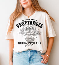 Load image into Gallery viewer, Locally Grown Vegetables Grow With The Flow Color Dropdown TRANSFER NDC FEB 25