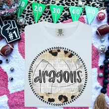 Load image into Gallery viewer, Leopard Volleyball Background Mascot Dropdown TRANSFER CAP FEB
