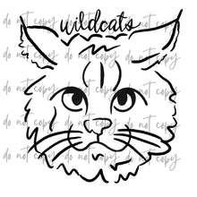 Load image into Gallery viewer, Doodle Single Color Mascots Dropdown TRANSFER