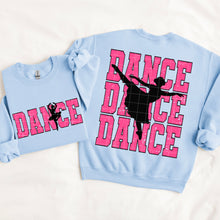 Load image into Gallery viewer, Dance Triple Stack Pink Distressed With Dancer FRONT OR BACK DROPDOWN TRANSFER SDD APR 26