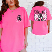 Load image into Gallery viewer, Dance Mom Black Slippers Pink Stars And Checkered WITH POCKET DROPDOWN TRANSFER SDD JUNE26