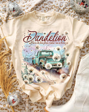 Load image into Gallery viewer, Dandelion Born To Live Free Watercolor Pickup And Dandelions TRANSFER AGCM MAR 26