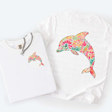Load image into Gallery viewer, Floral Water Animal DROPDOWN With Pocket TRANSFER IRENE MAR 26