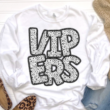 Load image into Gallery viewer, Dalmatian Dot Faux Embroidery Mascots DROPDOWN TRANSFER CSD NOV 24
