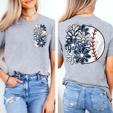Load image into Gallery viewer, Floral Ball Baseball Team With Pocket DROPDOWN TRANSFER MMD APR