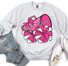 Load image into Gallery viewer, So Sporty Cheer Megaphone & Pom NO CUSTOM NAME ADDED DROPDOWN TRANSFER BIA