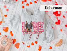 Load image into Gallery viewer, Love Language Dogs DROPDOWN TRANSFER TGG