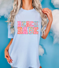 Load image into Gallery viewer, Beach Babe Faux Embroidery TRANSFER