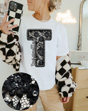 Load image into Gallery viewer, Black Lace Mascot Dropdown TRANSFER CAP FEB