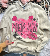 Load image into Gallery viewer, Candy Heart Lips Faux Embroidery Titles DROPDOWN TRANSFER HMWK DEC