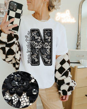 Load image into Gallery viewer, Black Lace Mascot Dropdown TRANSFER CAP FEB