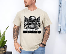 Load image into Gallery viewer, Black And White Skull Football Mascots DROPDOWN TRANSFER