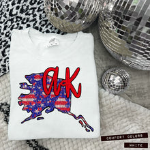 Load image into Gallery viewer, RWB Glitter States (all 50 states available) TRANSFER CAP APR