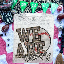 Load image into Gallery viewer, We Are Faux Embroidery Glitter Baseball Mascot TRANSFER CAP JAN
