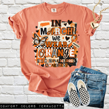 Load image into Gallery viewer, In March We Wear Color Awareness DROPDOWN TRANSFER PARJO MAR 26