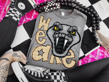 Load image into Gallery viewer, We Are Gold Glitter Mascot DROPDOWN TRANSFER