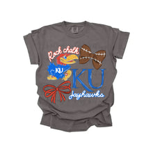 Load image into Gallery viewer, Football Bow Team DROPDOWN TRANSFER MWG JUNE 25