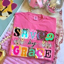 Load image into Gallery viewer, Saved By Grace Leopard Zebra Magazine Cutout TRANSFER DWS FEB 26