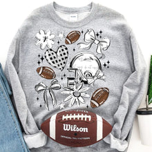 Load image into Gallery viewer, Play Ball Football Collage DROPDOWN TRANSFER BIA
