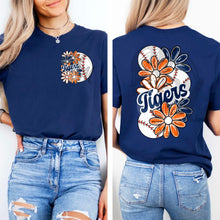 Load image into Gallery viewer, Floral Ball Baseball Team With Pocket DROPDOWN TRANSFER MMD APR