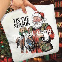 Load image into Gallery viewer, Tis The Season Santa Hunting or Fishing Skintone Dropdown TRANSFER RTD NOV 25