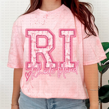 Load image into Gallery viewer, Pink Coquette Bow Heart State(all 50 states available) TRANSFER ECHT MAR