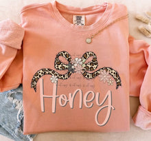 Load image into Gallery viewer, Leopard Bow Floral Name TRANSFER BIA JAN