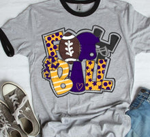Load image into Gallery viewer, Football Word Art DROPDOWN TRANSFER