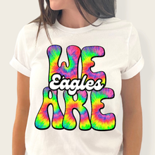 Load image into Gallery viewer, We Are Rainbow Tie Dye Mascot DROPDOWN TRANSFER