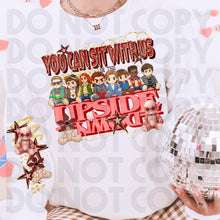 Load image into Gallery viewer, You Can Sit With Us In The Upside DROPDOWN + SLEEVE OPTION DROPDOWN TRANSFER RHD JAN 26 STRANGE THING COLLAB RHD X SSD