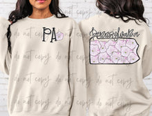 Load image into Gallery viewer, Floral Whimsy States With Pocket(ALL 50 STATES AVAILABLE) OPTION TRANSFER BIA