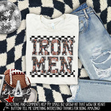 Load image into Gallery viewer, Football Faux Embroidery Checkered Mascots DROPDOWN TRANSFER CAP 24