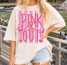 Load image into Gallery viewer, Pink Out Polka Stripes DTF TRANSFER TUESDAY