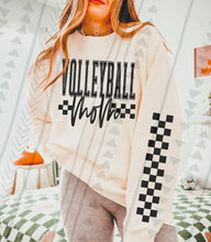 Load image into Gallery viewer, Checkered Sports Mom Black With SLEEVE OPTION DROPDOWN TRANSFER TGG MAR